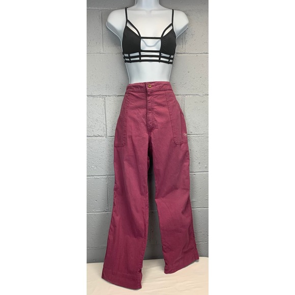 Vtg 70s 80s Ocean Pacific Longriders Board Pants High Waist B14  Med - Picture 3 of 10